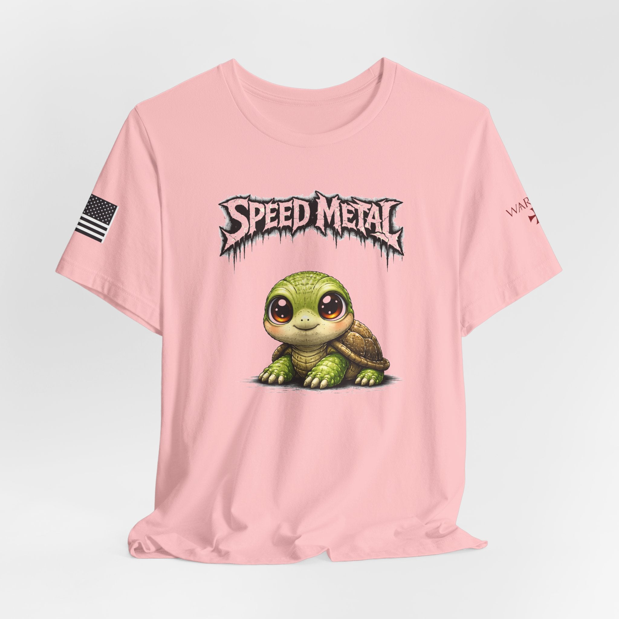 Speed Metal Turtle Tee — Cute Turtle Graphic T-Shirt