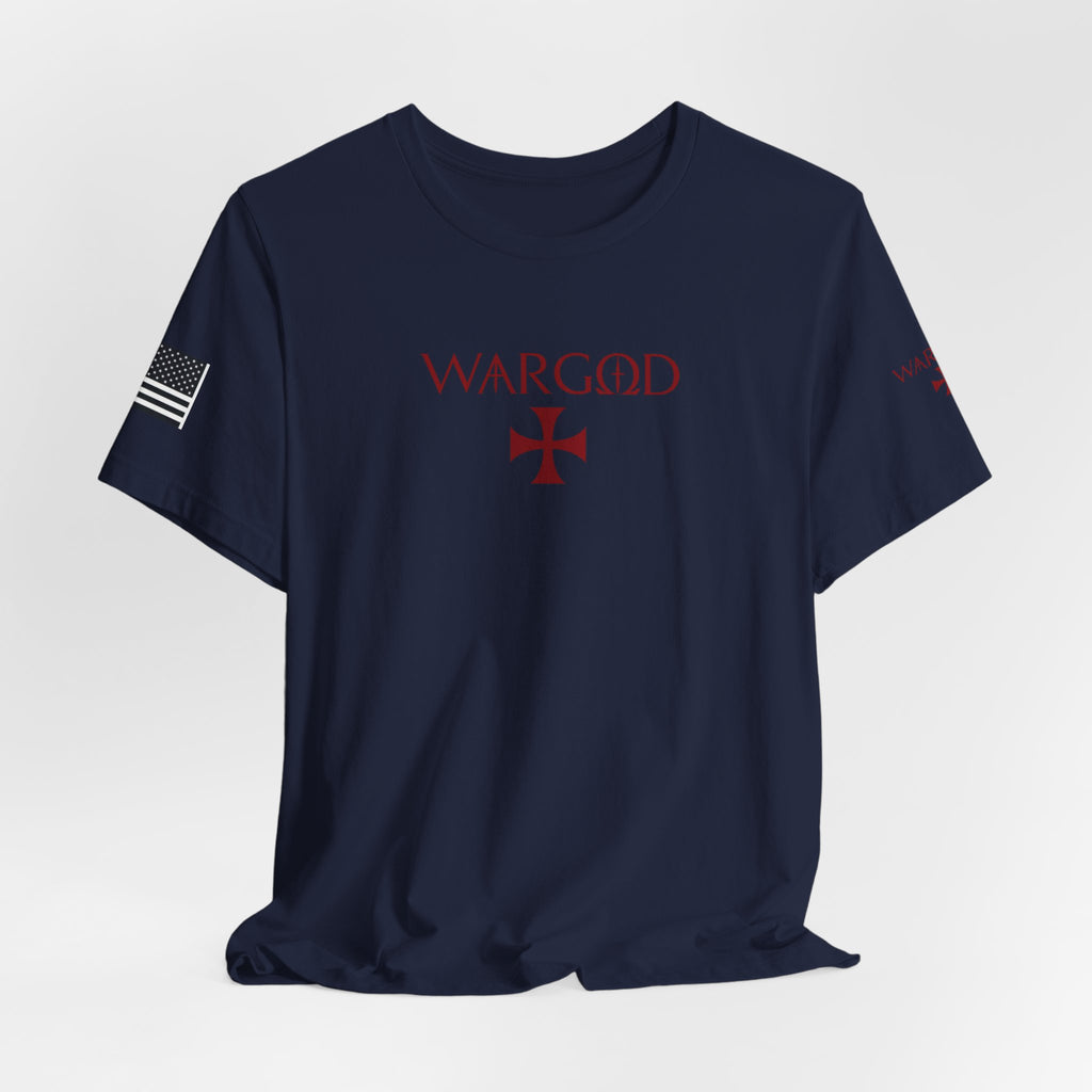 WARGOD Cross Graphic Tee — Military-Inspired Patriotic T-Shirt