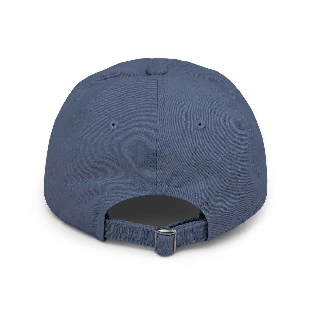 WARGOD Distressed Black Cap — Vintage Red Cross Logo