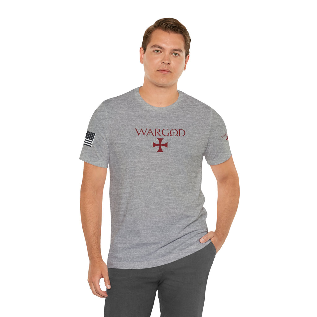 WARGOD Cross Graphic Tee — Military-Inspired Patriotic T-Shirt